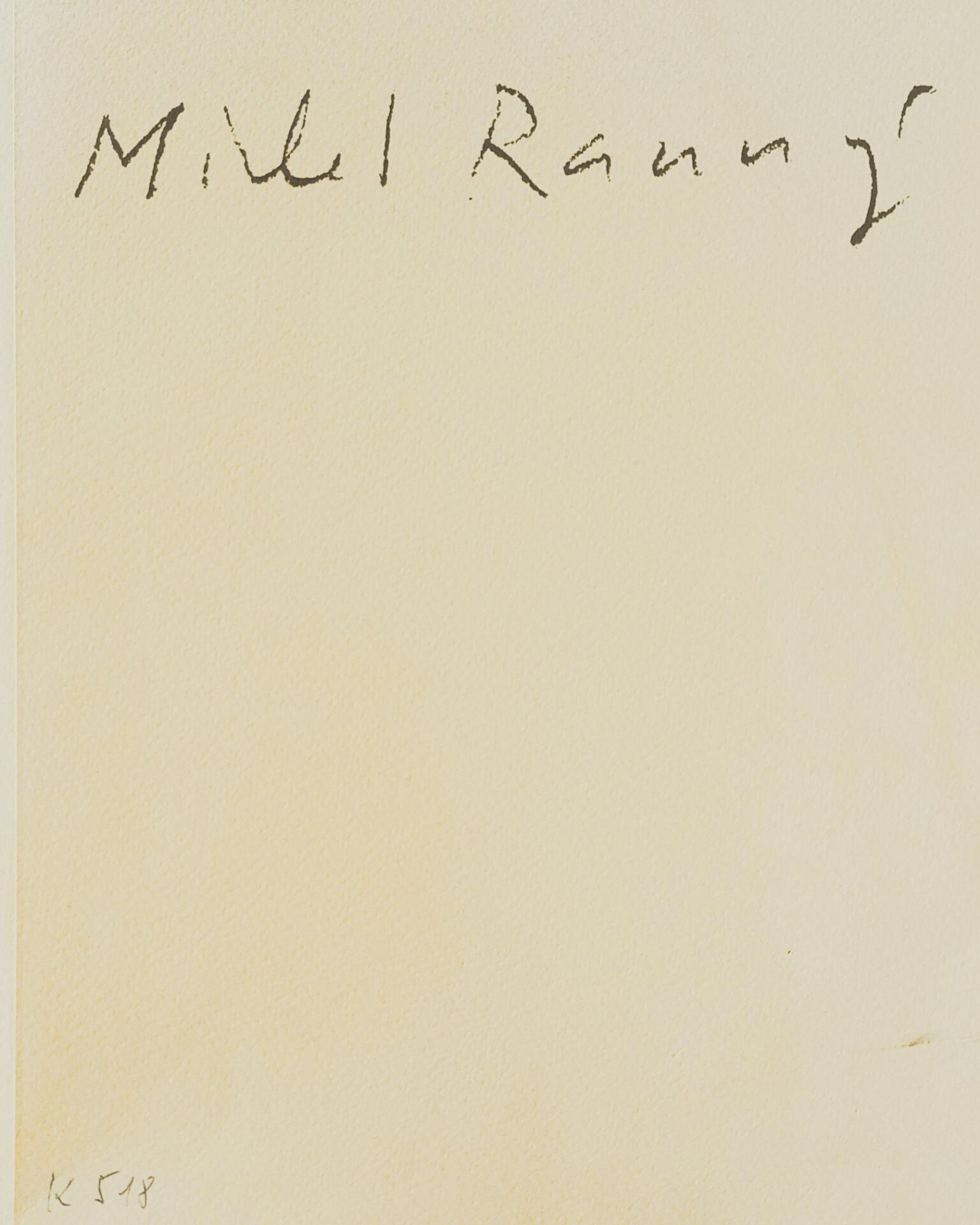 Michal Ranný – Kresby, akvarely