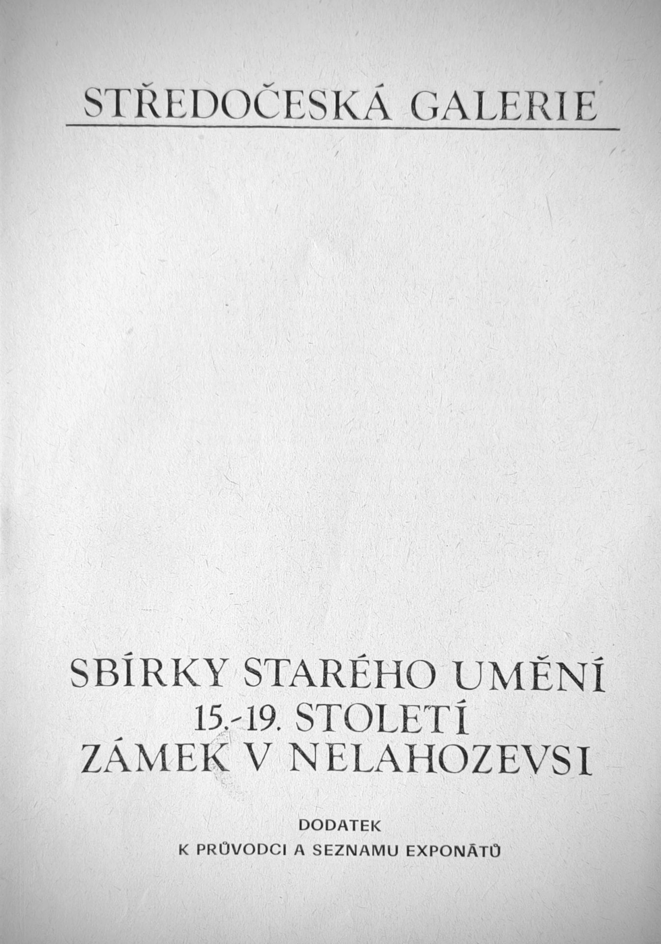 Sbírky starého umění 15.-19. století – Zámek v Nelahozevsi