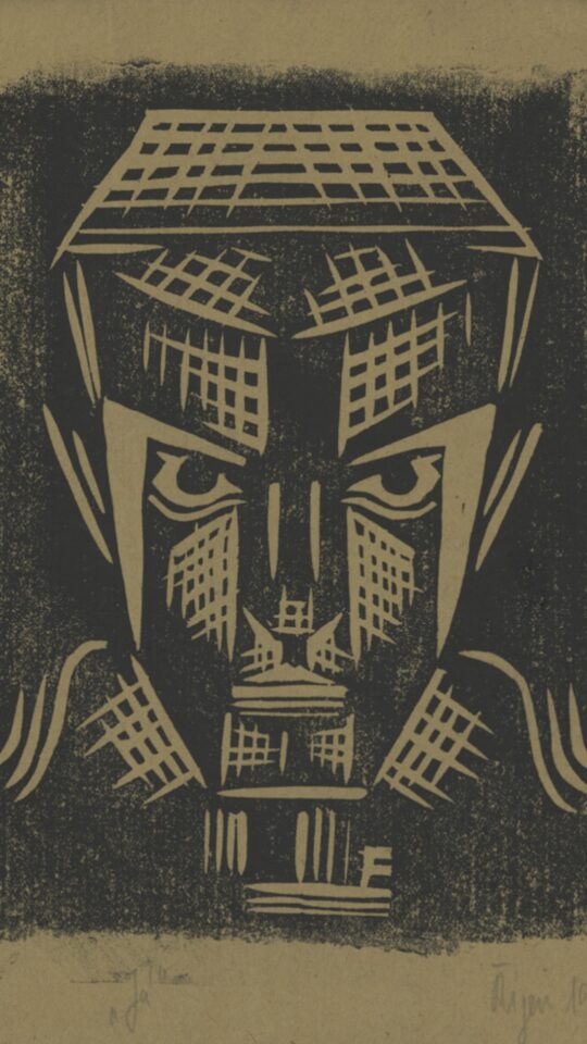 Zdeněk Rykr (1900 – 1940)
Me, 1919
woodcut, paper
G 518 

