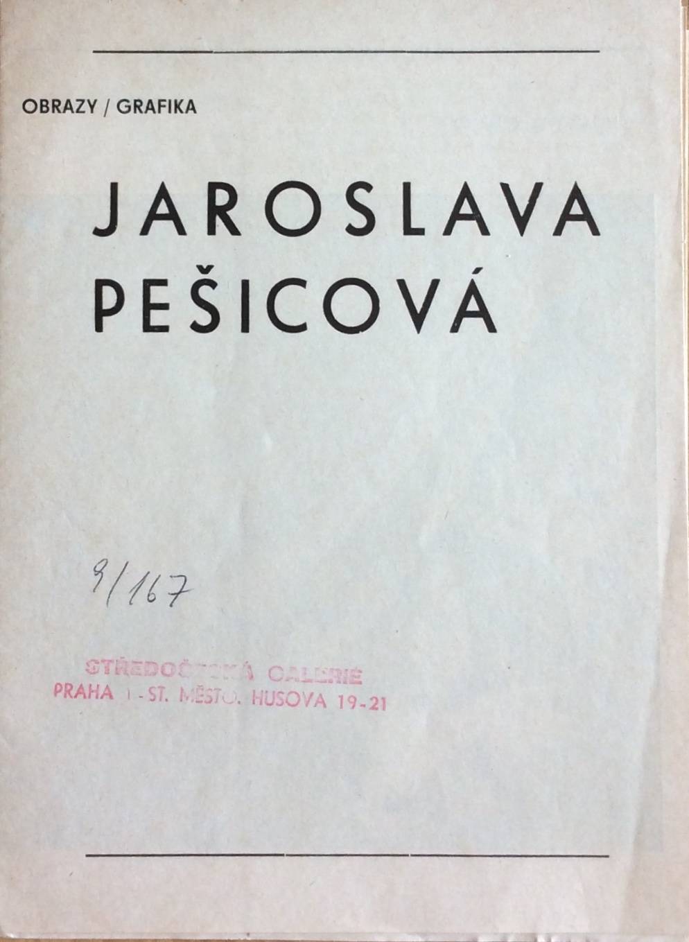 Jaroslava Pešicová – obrazy, grafika