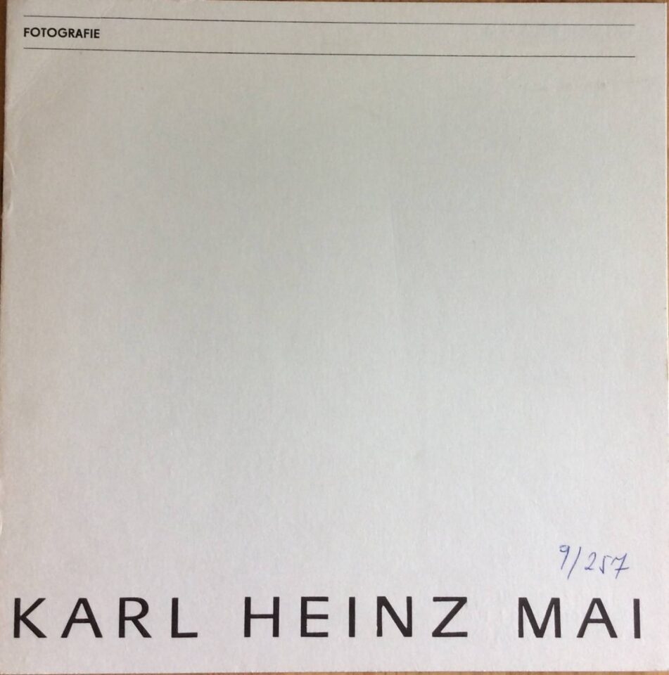 Karl Heinz Mai – fotografie