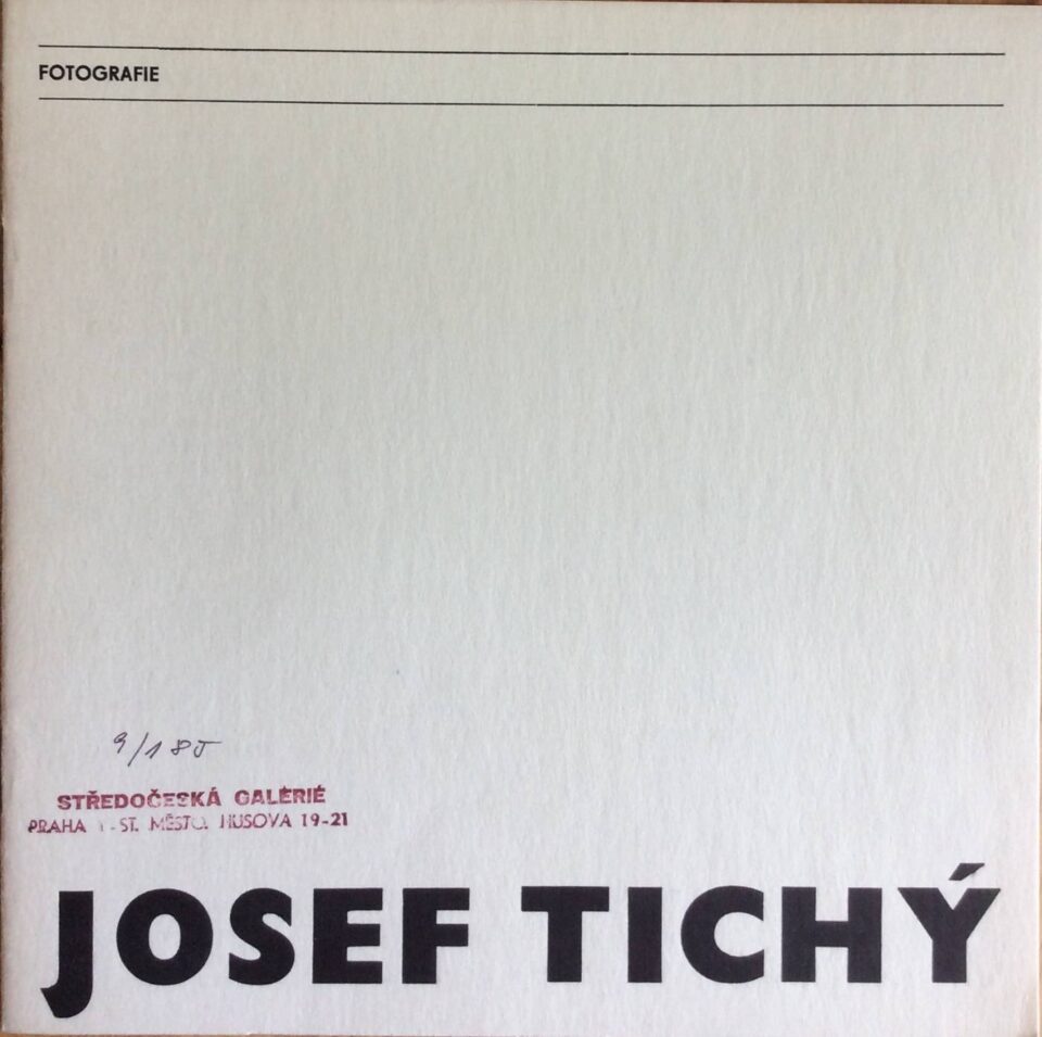 Josef Tichý – Fotografie
