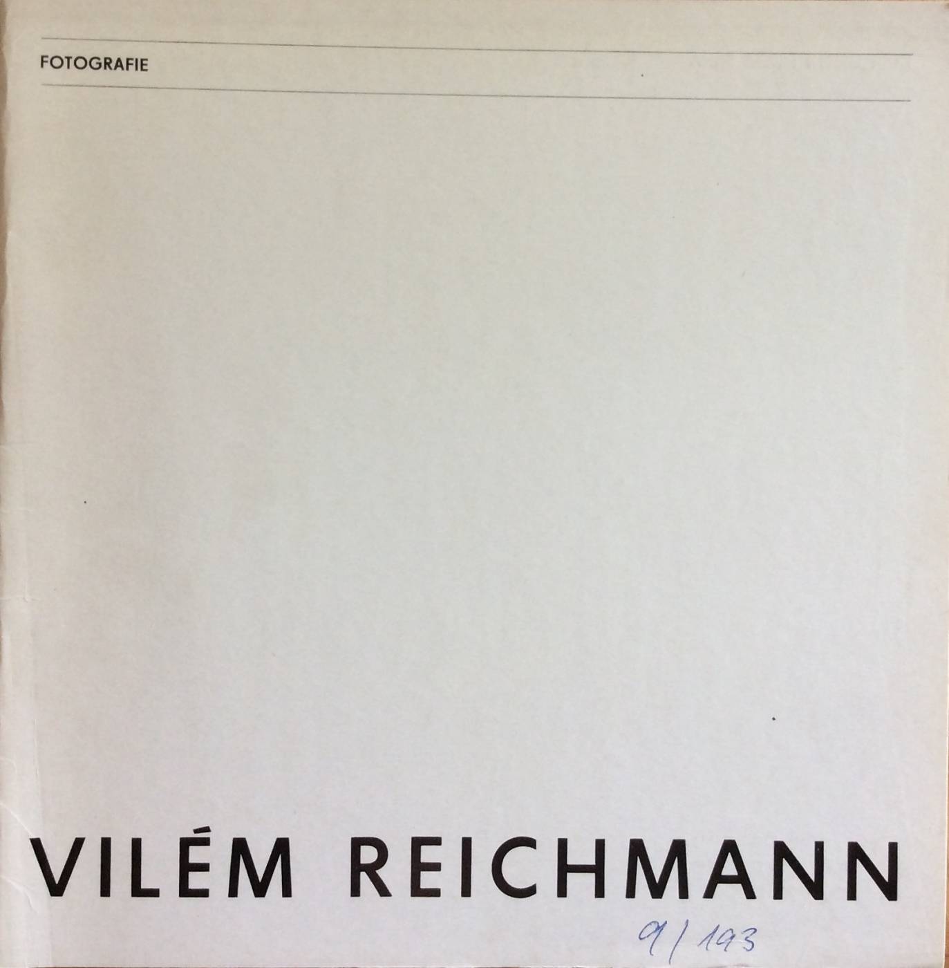Vilém Reichmann – Fotografie