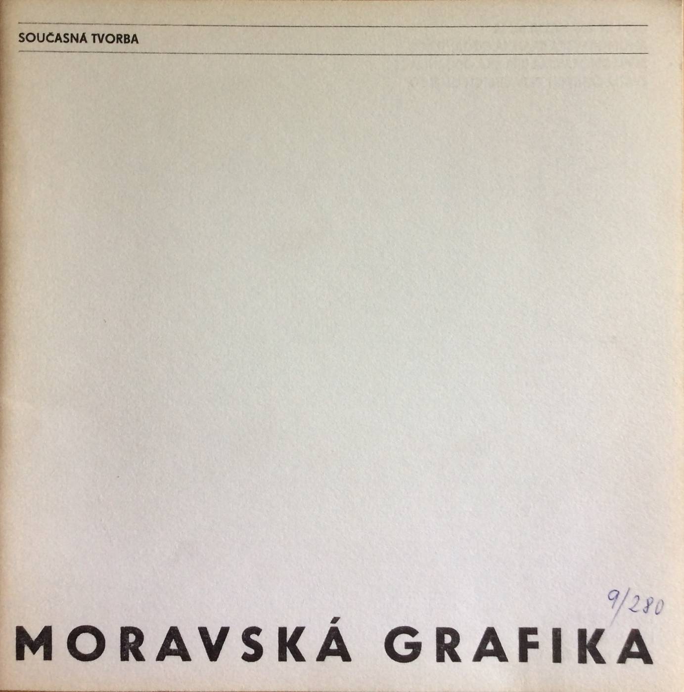 Moravská grafika (současná tvorba)
