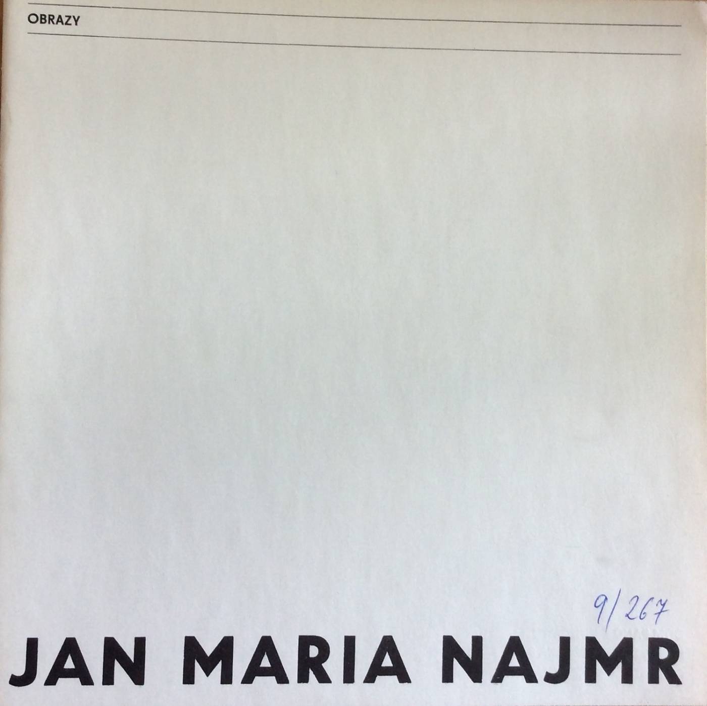 Jan Maria Najmr – obrazy