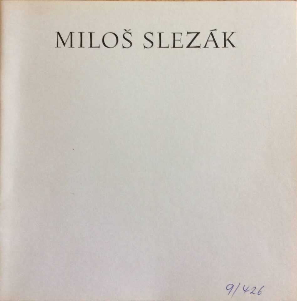 Miloš Slezák – grafika, akvarely