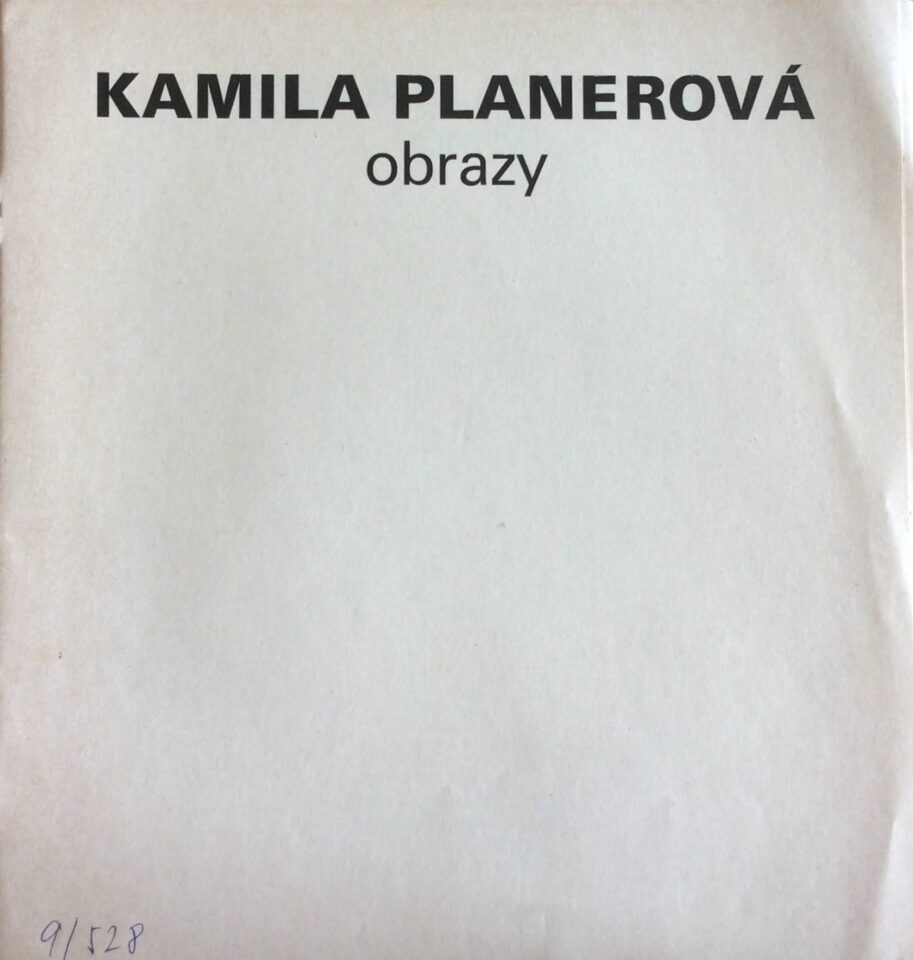 Kamila Planerová – Obrazy