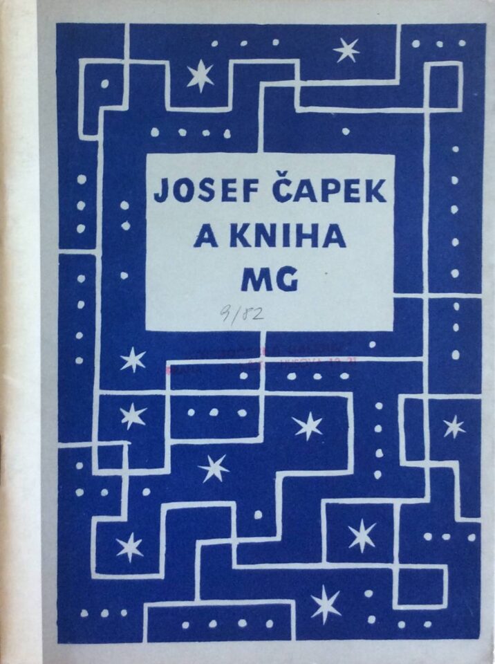 Josef Čapek a kniha (ze sbírek Moravské galerie)