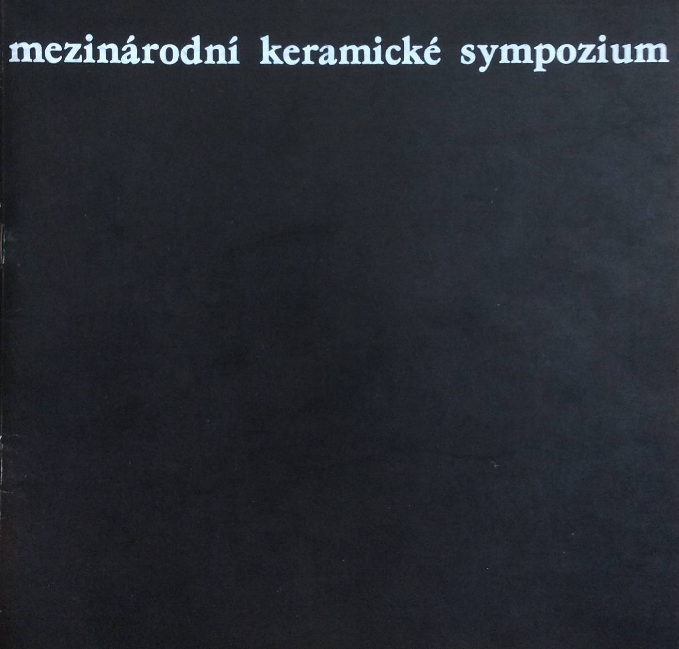 Mezinárodní keramické sympozium v Karlových Varech 1988
