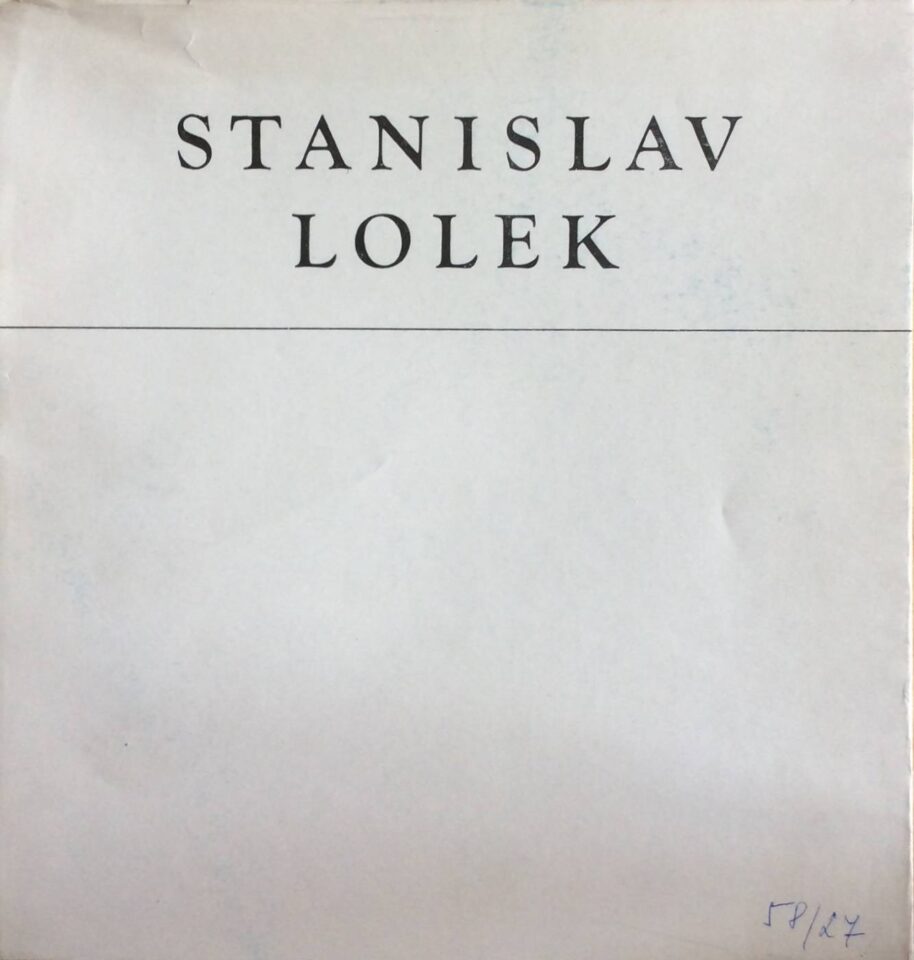 Stanislav Lolek 1873 – 1936