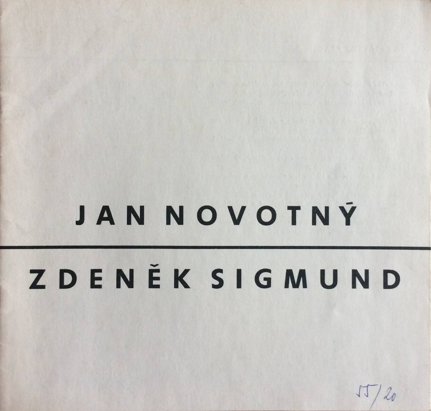 Jan Novotný, Zdeněk Sigmund