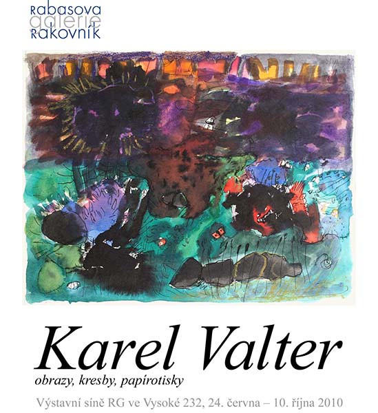 Karel Valter – Obrazy, kresby, papírotisky
