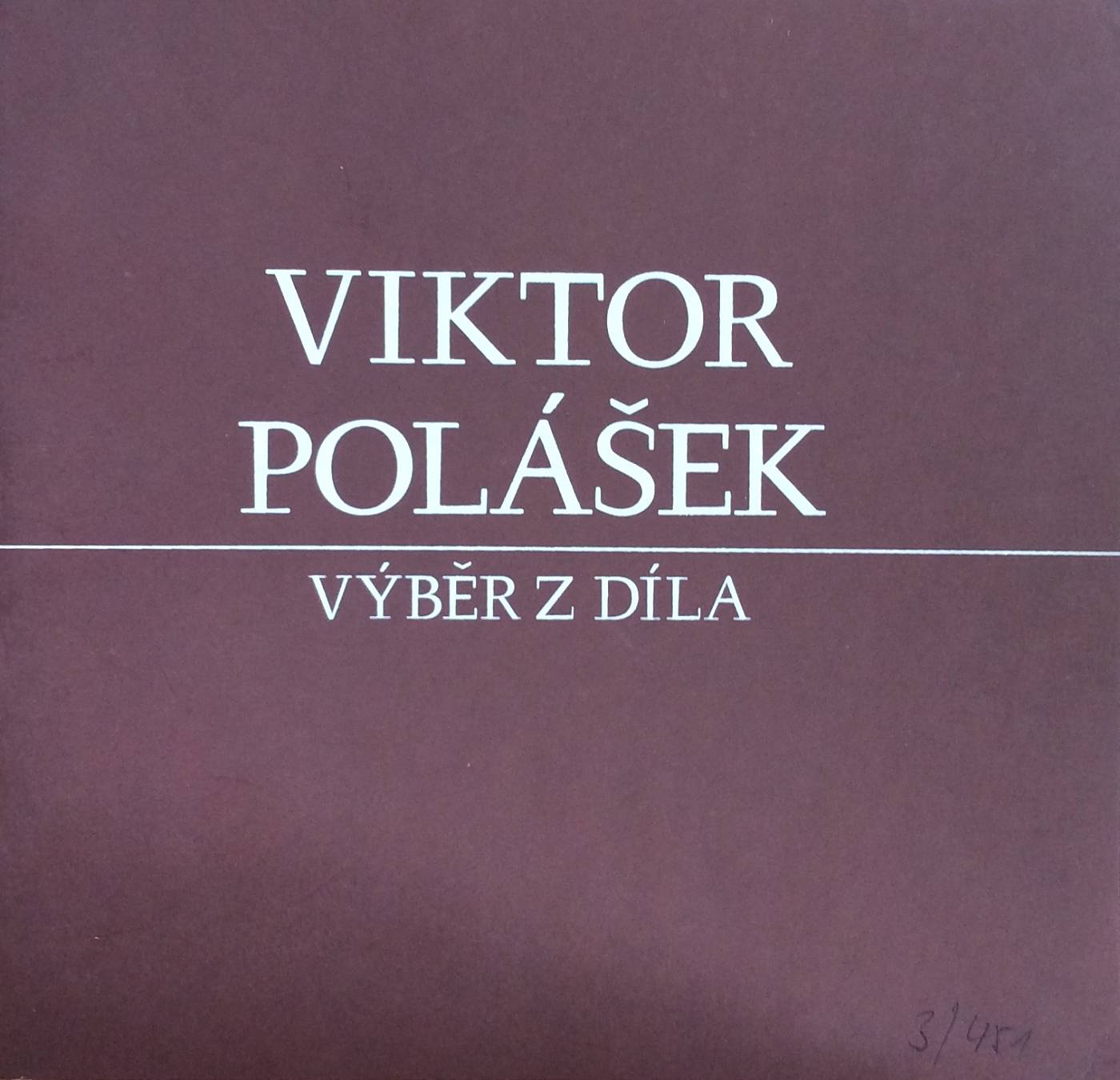 Viktor Polášek – výběr z díla (1937 – 1980)