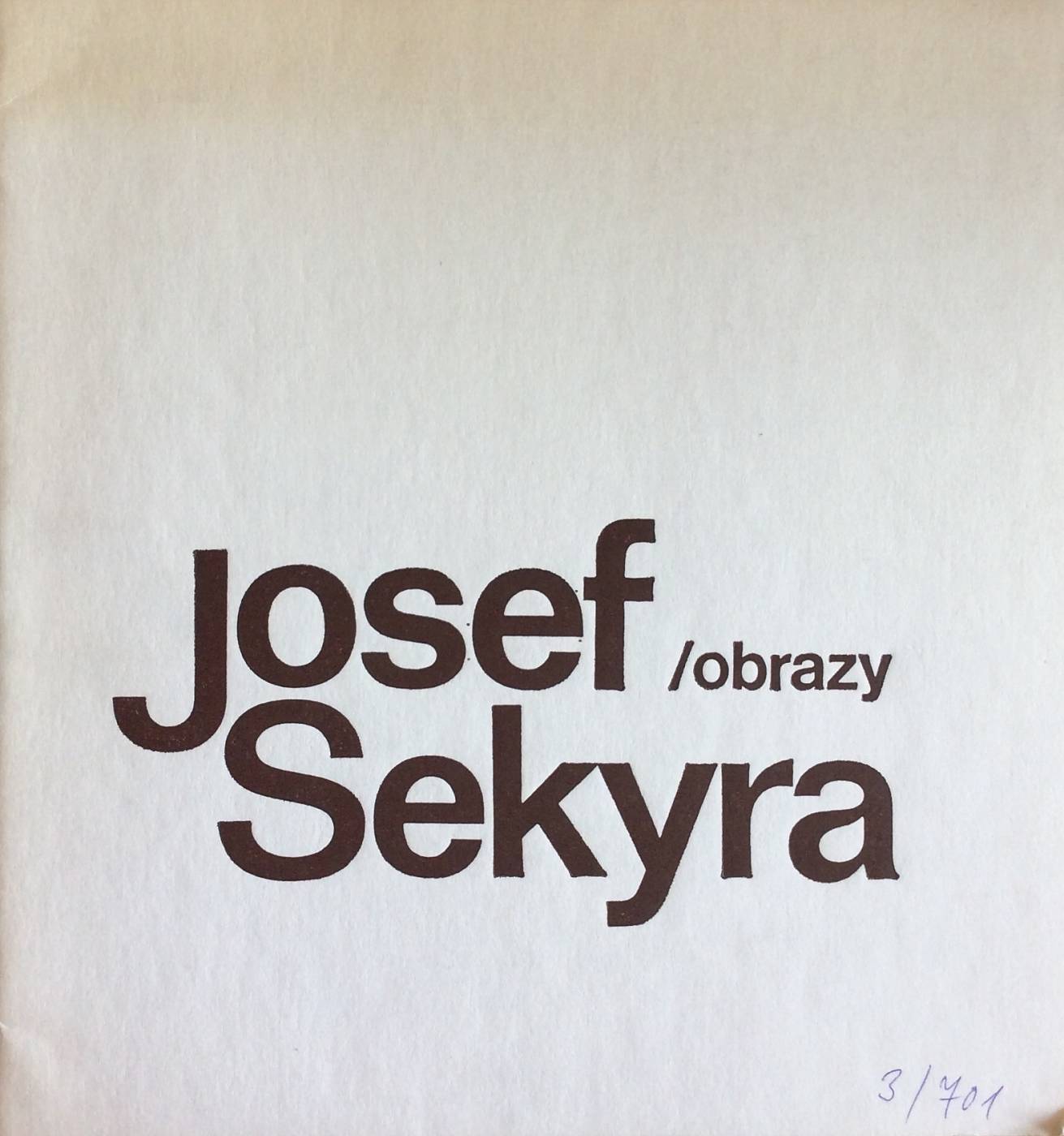 Josef Sekyra – obrazy