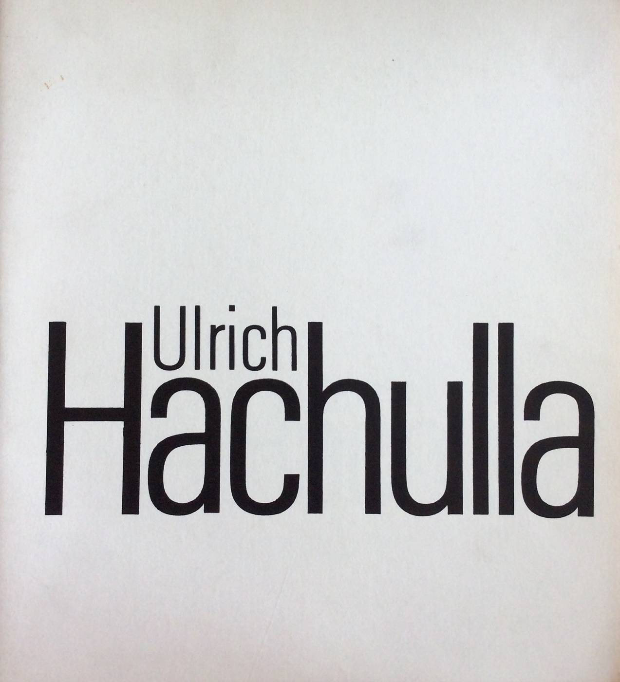 Ulrich Hachulla – grafika a kresby