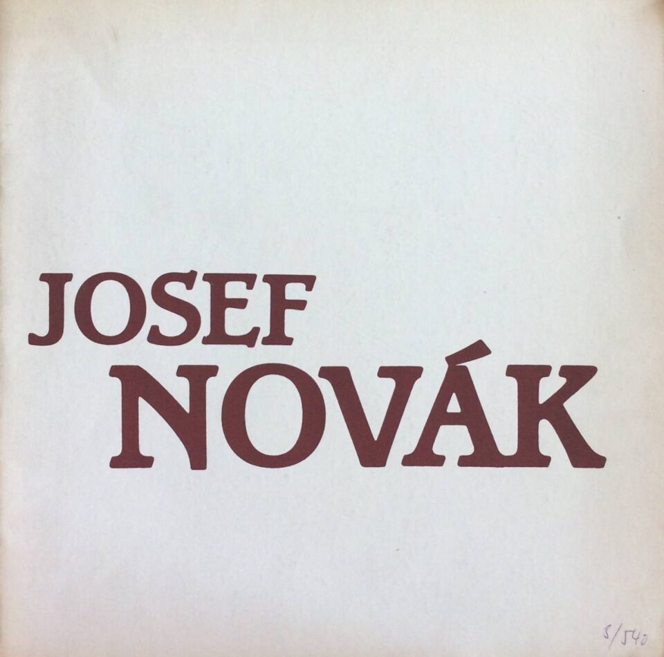 Zasloužilý umělec Josef Novák – výběr z díla