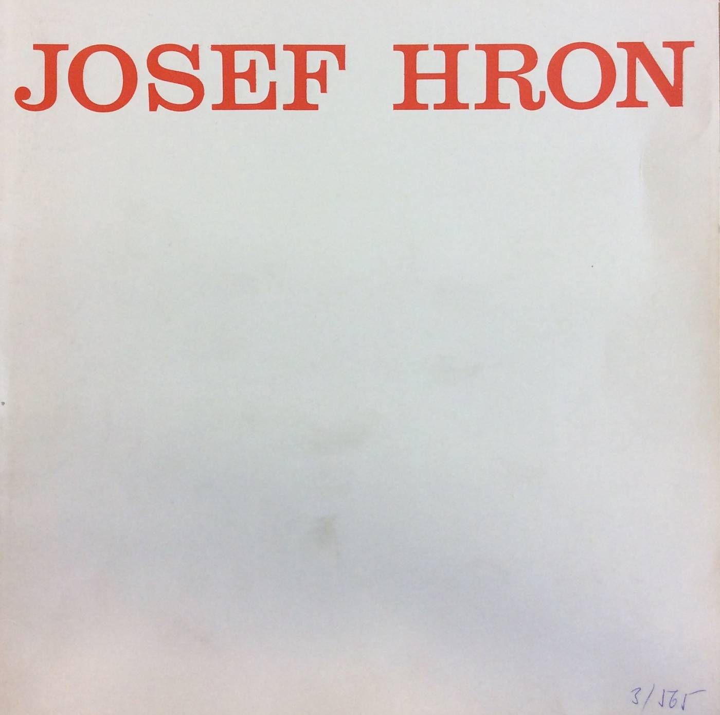Josef Hron – Obrazy z let 1978-1983