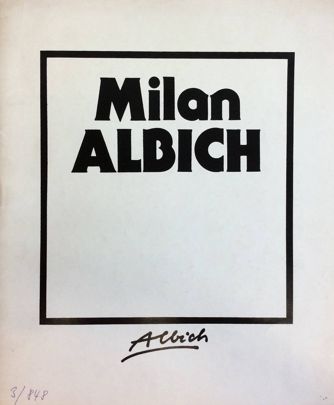 Milan Albich – obrazy, kresby ’81 – ’86