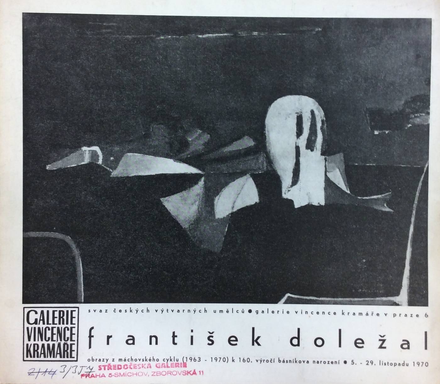František Doležal – Obrazy z máchovského cyklu (1963-1970) k 160. výročí básníkova narození