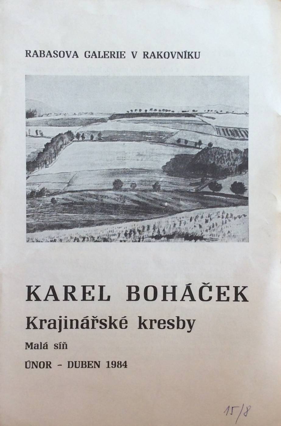 Karel Boháček – krajinářské kresby