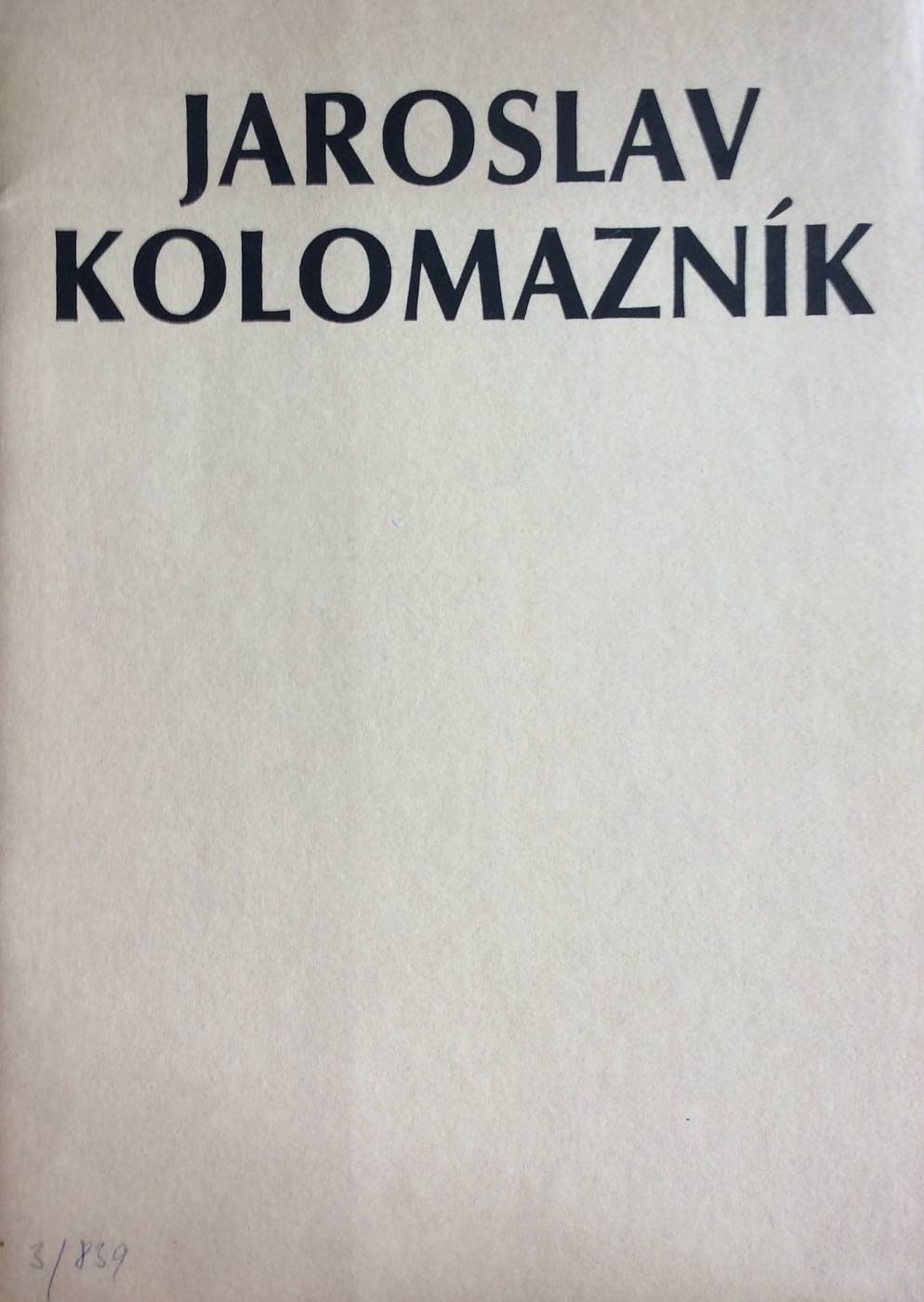 Jaroslav Kolomazník – plastiky, kresby