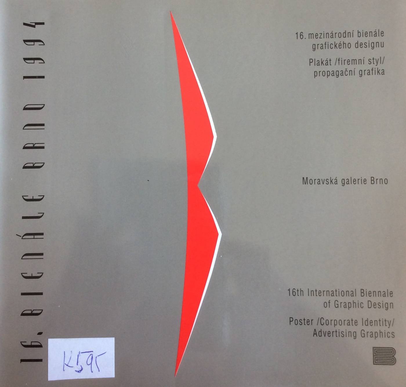 16. mezinárodní bienále grafického designu – Plakát (firemní styl), propagační grafika