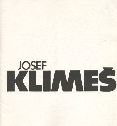 Josef Klimeš – Sochy 1971 – 1986