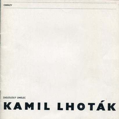 Zasloužilý umělec Kamil Lhoták