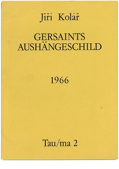 Jiří Kolář – Gersaints Aushängeschild