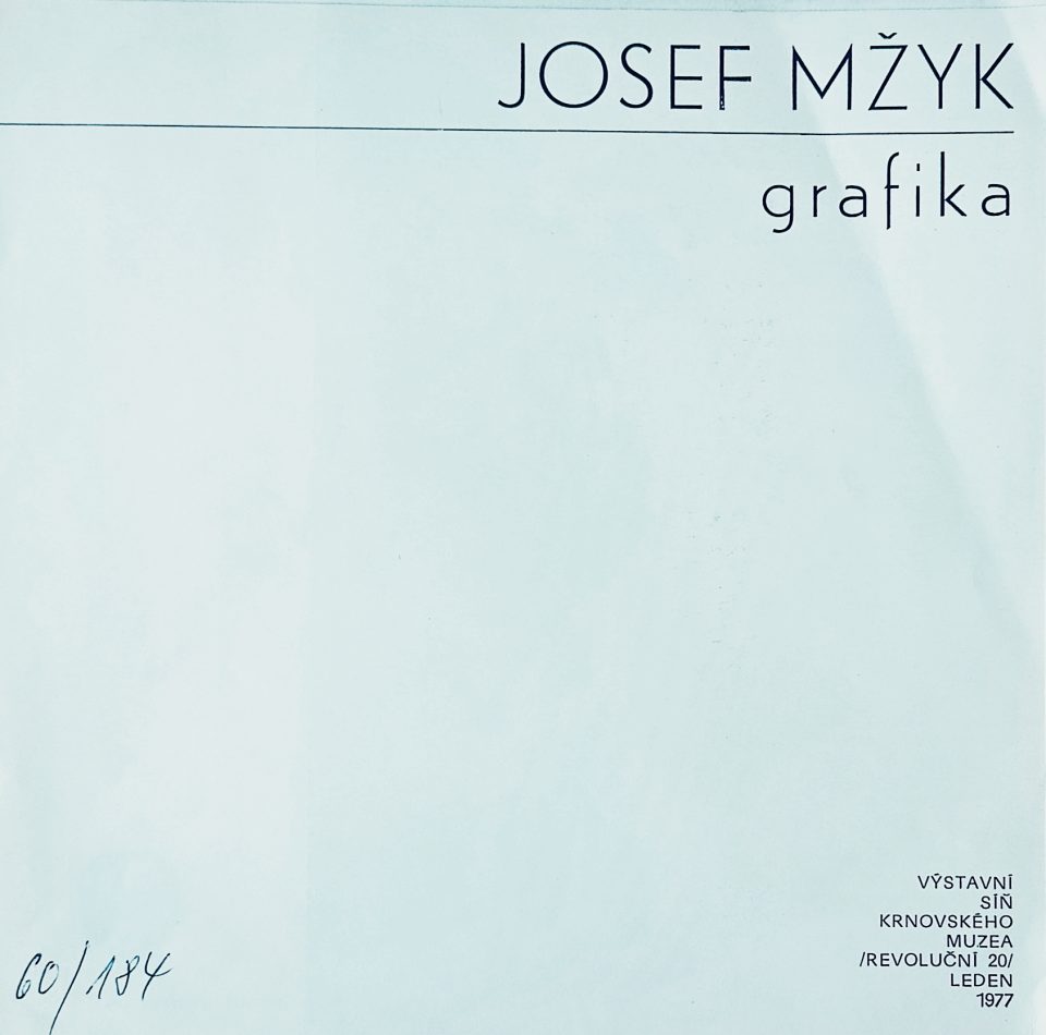 Josef Mžyk – Grafika