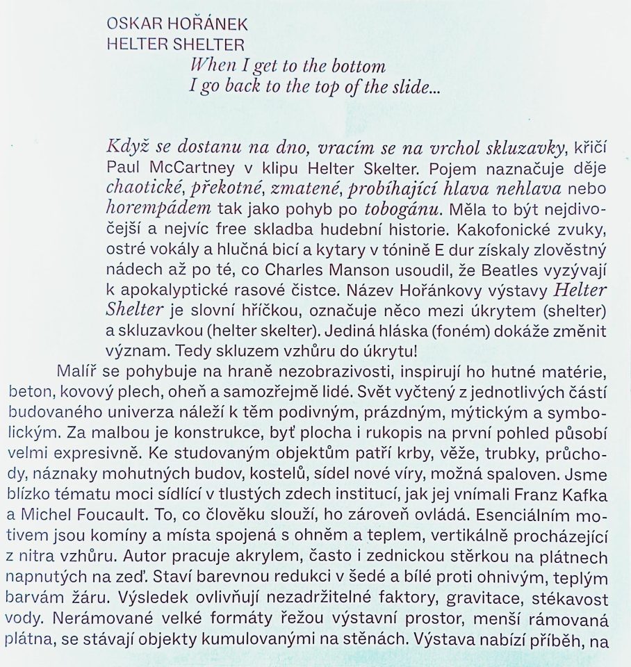 Oskar Hořánek – Helter Shelter
